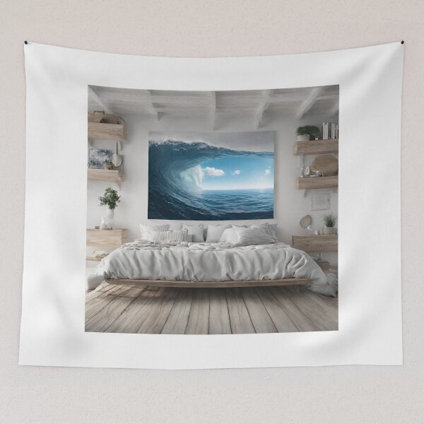 Item preview, Dreamy Seascape: Ocean View Above Your Bed designed and sold by shy8.