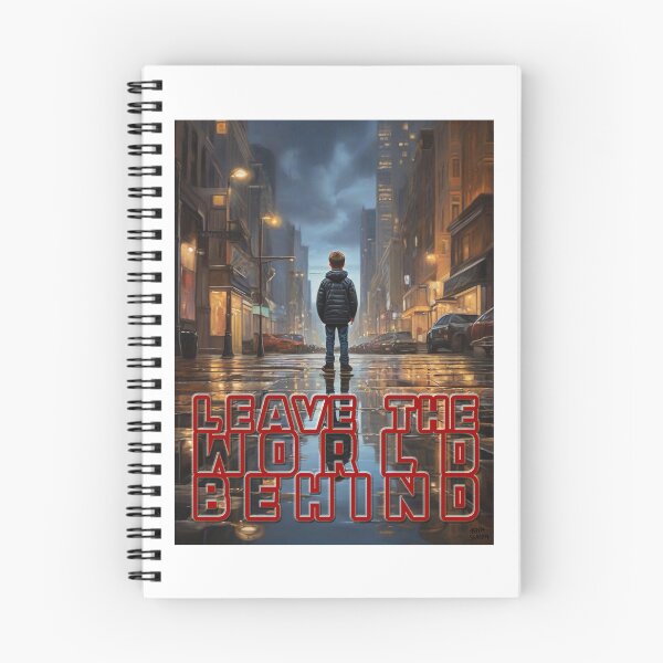 Item preview, Leave The World Behind;  designed and sold by StickerApe.