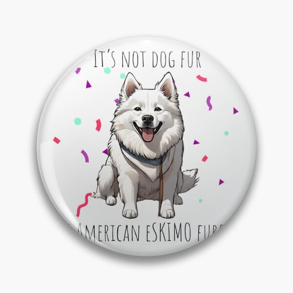Item preview, American Eskimo Dog It's not dog hair its eskimo dog glitter designed and sold by GoodyPaws.
