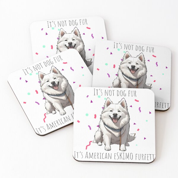 Item preview, American Eskimo Dog It's not dog hair its eskimo dog glitter designed and sold by GoodyPaws.