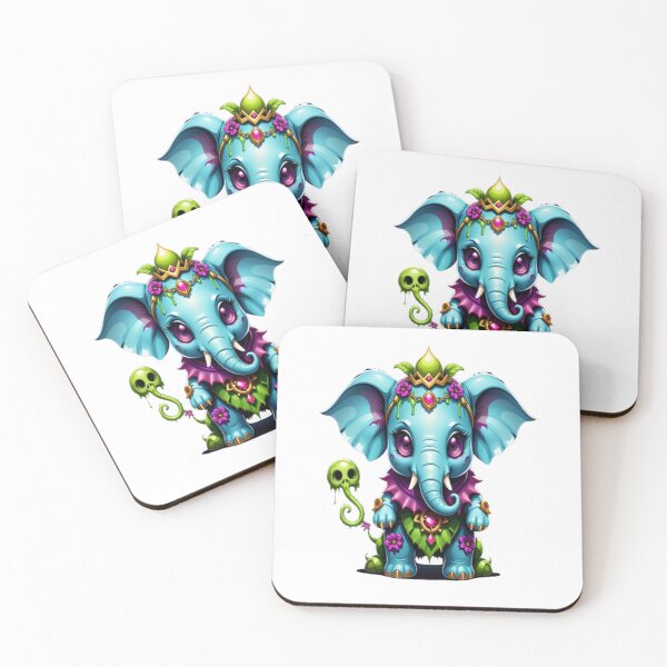 Item preview, Cute elephant monster designed and sold by Ella_Sketch.