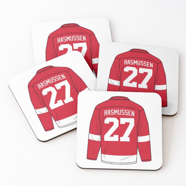 Item preview, Michael Rasmussen Detroit jersey designed and sold by Tarroi.