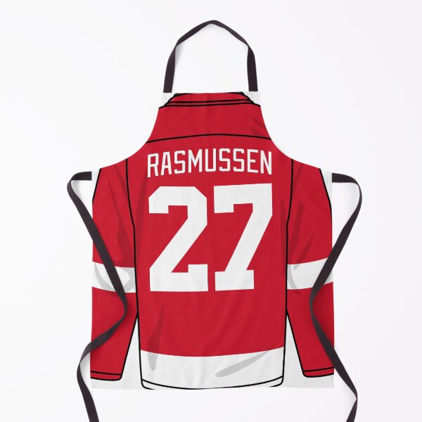 Item preview, Michael Rasmussen Detroit jersey designed and sold by Tarroi.