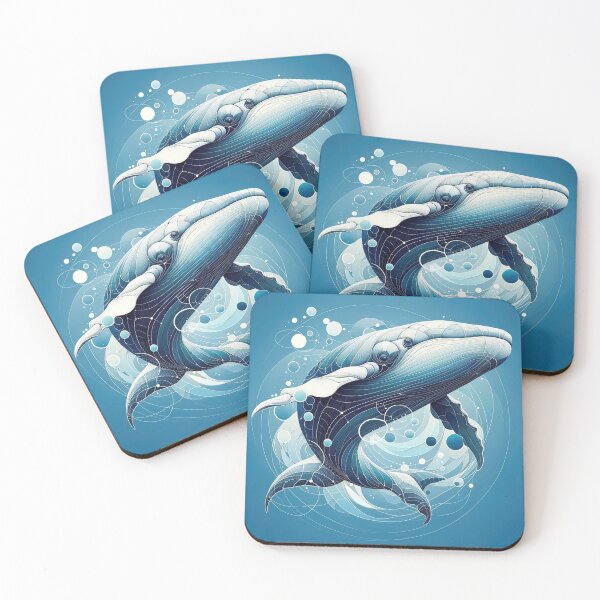 Item preview, Ocean Geometry: The Graceful Whale designed and sold by FIYARO.