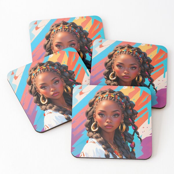 Item preview, A Colorful Portrait of Confidence and  Beauty designed and sold by ArtLab-store.