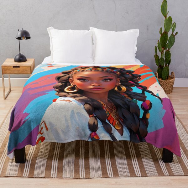 Item preview, A Colorful Portrait of Confidence and Beauty designed and sold by ArtLab-store.