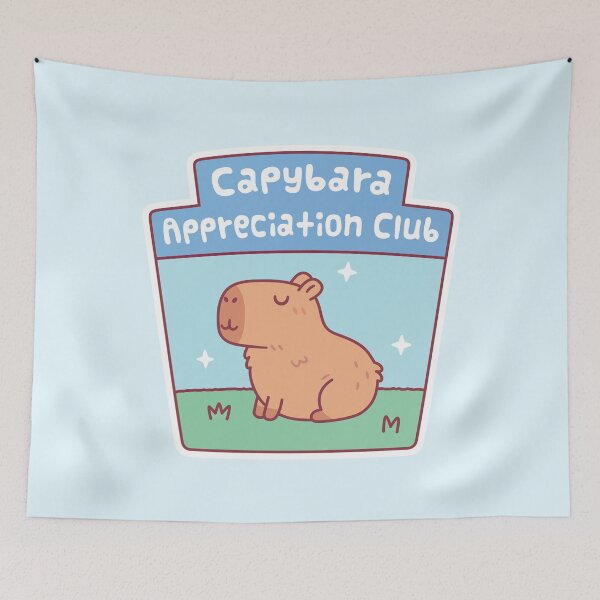 Item preview, Cute Capybara Appreciation Club designed and sold by rustydoodle.