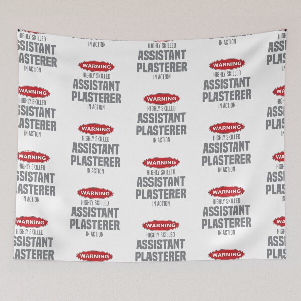 Item preview, Highly Skilled Assistant Plasterer in Action designed and sold by NermilioDesigns.