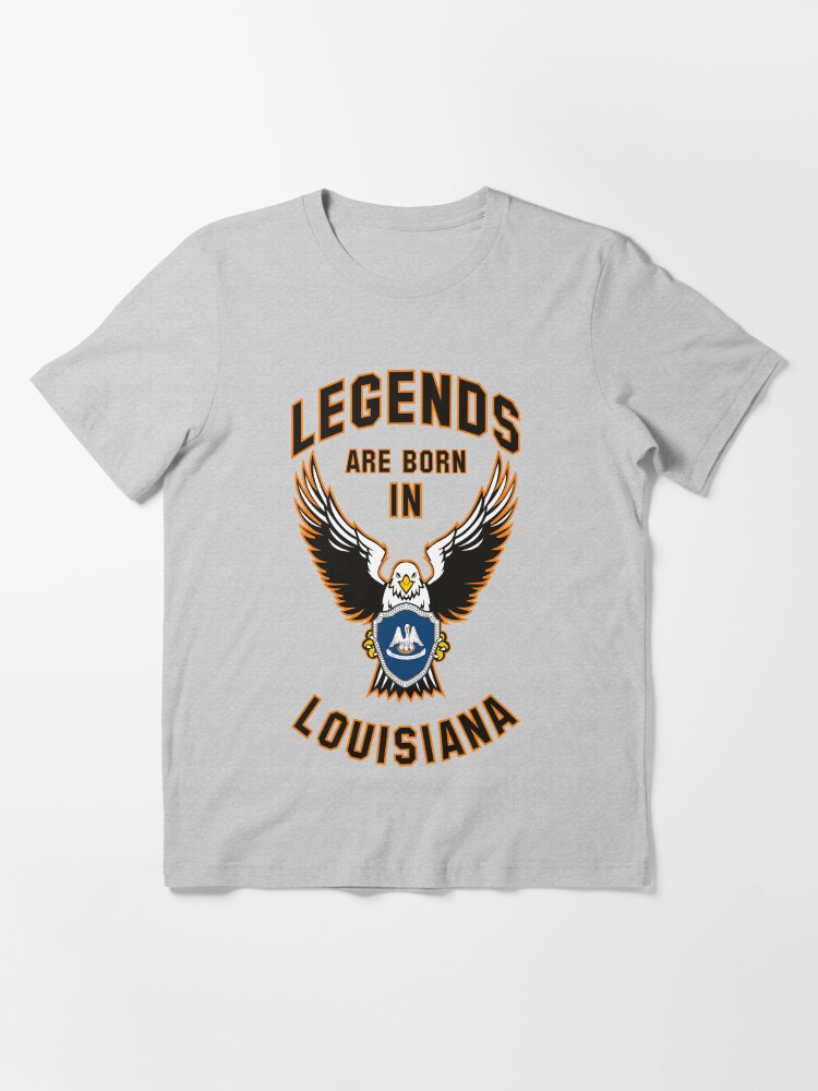 Alternate view of Legends are born in Louisiana Essential T-Shirt