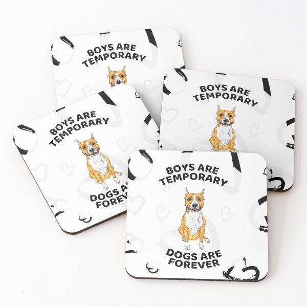 Item preview, American Staffordshire Dog Amstaff Dogs Mug Boys are temporary dogs are forever designed and sold by GoodyPaws.