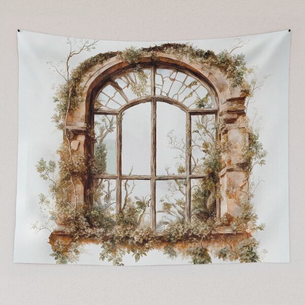 Item preview, An Old Window In An Abandoned House designed and sold by LanaGustavsson.