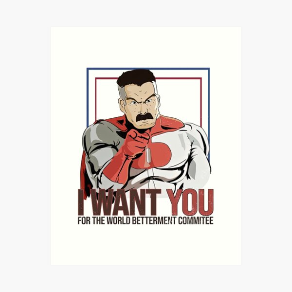 Item preview, Omni Man Wants You designed and sold by dasfajibe.