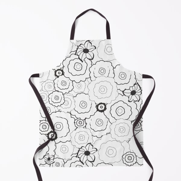 Item preview, white and black daisies & tulips designed and sold by mkakaire.