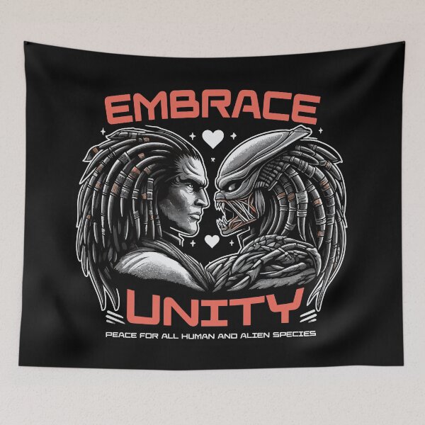 Item preview, Embrace Unity: Peace for All Human and Alien Species designed and sold by ShobulousStudio.