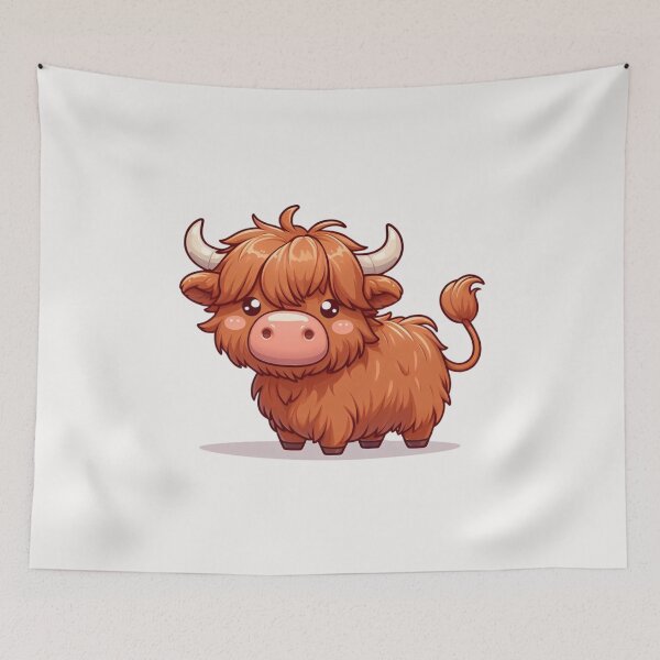 Item preview, Scottish Hairy Highland Cow designed and sold by Azrora.