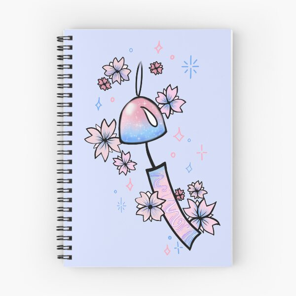 Artikelvorschau, Furin - Japanische Windglocke / Blau und Rosa entworfen und verkauft von SakuraYoruki.