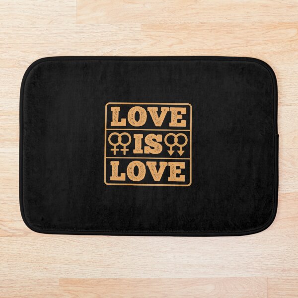 Artikelvorschau, Love is Love LGBTQ Pride Design mit Geschlechtssymbolen entworfen und verkauft von Foxalla.