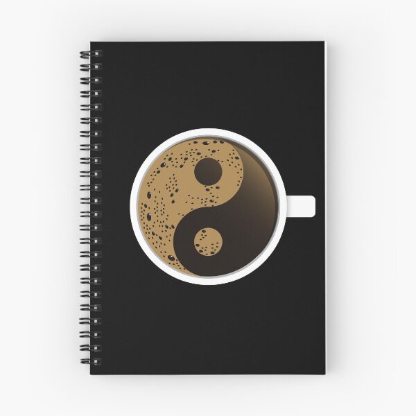 Item preview, Top view of a coffee cup with foam in the shape of Yin Yang.  designed and sold by NataliaVVV.