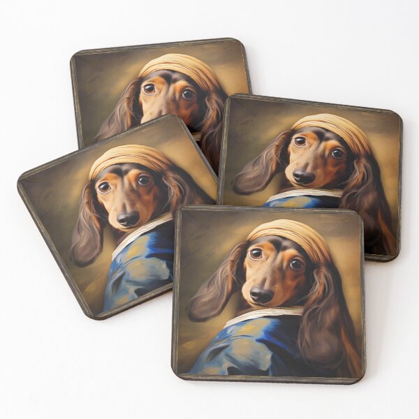 Item preview,  Renaissance Dachshund designed and sold by RetroFutureee.