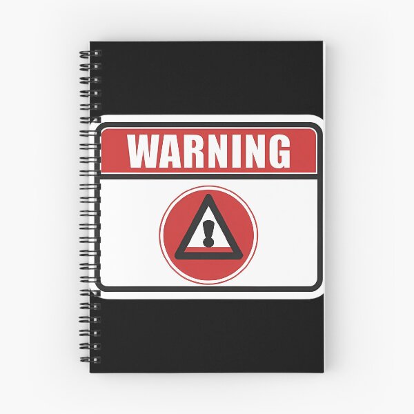 Item preview, "Beware of this warning." Sign Alert  designed and sold by Ahmedhazem12.