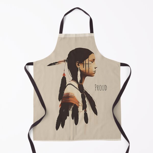Item preview, [AI Art] Proud Native American Woman With Headdress designed and sold by Sissle.