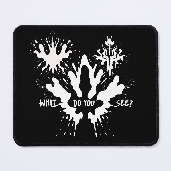 Item preview, What do you see? - psychological inkblot test text designed and sold by ArtstyleAlchemy.