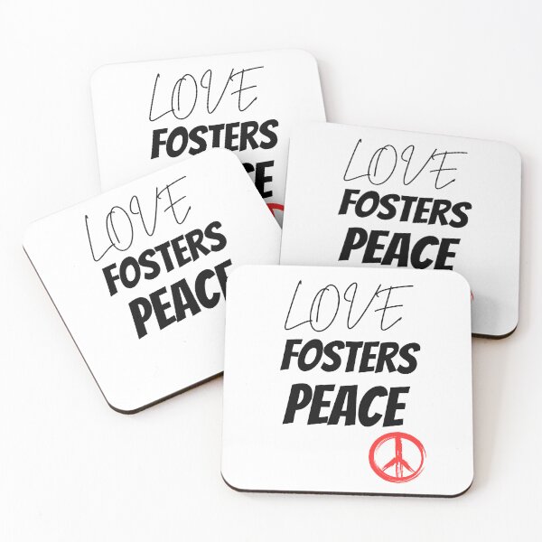 Item preview, Love Fosters Peace Design designed and sold by JAMTEESHOP.