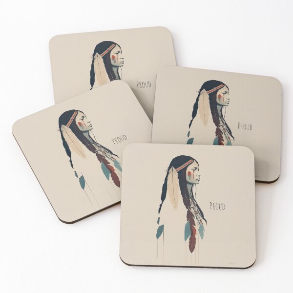 Item preview, [AI Art] Proud Native American Woman With Headdress designed and sold by Sissle.