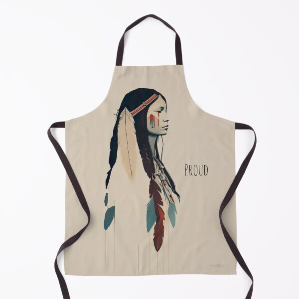 Item preview, [AI Art] Proud Native American Woman With Headdress designed and sold by Sissle.