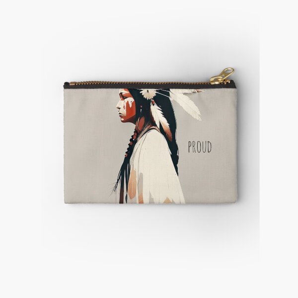 Item preview, [AI Art] Proud Native American Woman With Headdress designed and sold by Sissle.