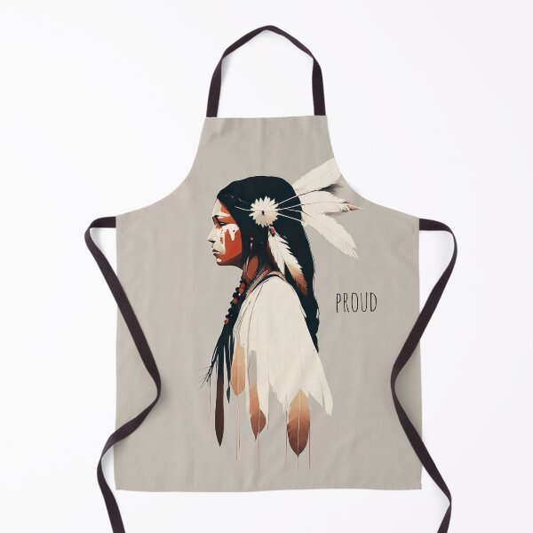Item preview, [AI Art] Proud Native American Woman With Headdress designed and sold by Sissle.