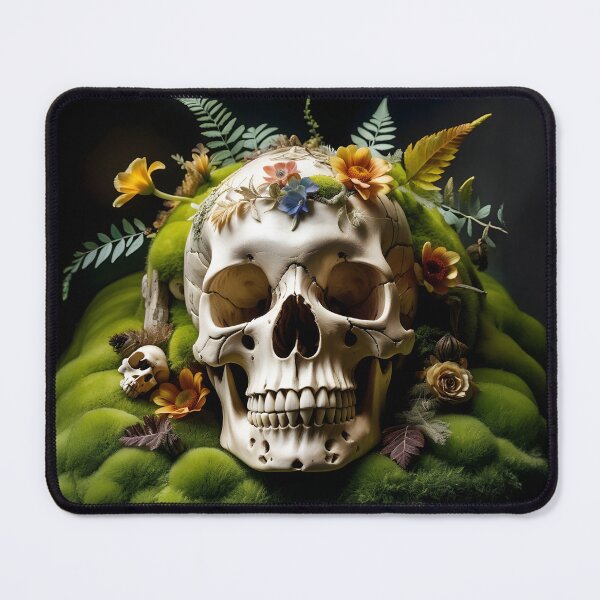 Item preview, Skull in Bloom - Floral Crown Majesty designed and sold by RevGens.