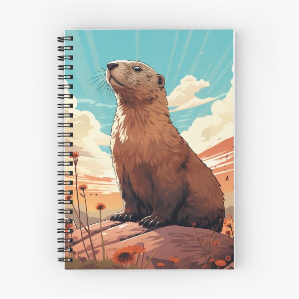 Item preview,  groundhogs in spring t-shirts designed and sold by pencil-art98.
