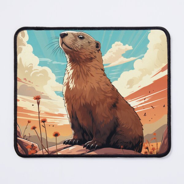 Item preview,  groundhogs in spring t-shirts designed and sold by pencil-art98.