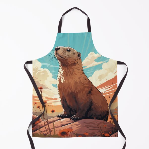Item preview,  groundhogs in spring t-shirts designed and sold by pencil-art98.