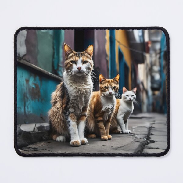Item preview, Urban Trio of Whimsical Cats designed and sold by RevGens.