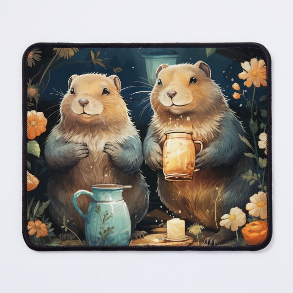 Item preview, Groundhogs Family in spring t-shirts designed and sold by pencil-art98.