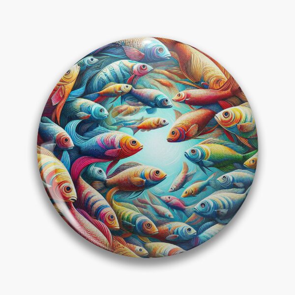 Item preview, rainbow fish, Digital art designed and sold by kathleenjean.
