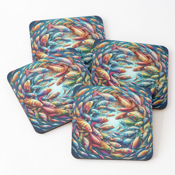 Item preview, rainbow fish, Digital art designed and sold by kathleenjean.