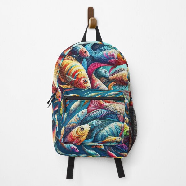 Item preview, rainbow fish, Digital art designed and sold by kathleenjean.