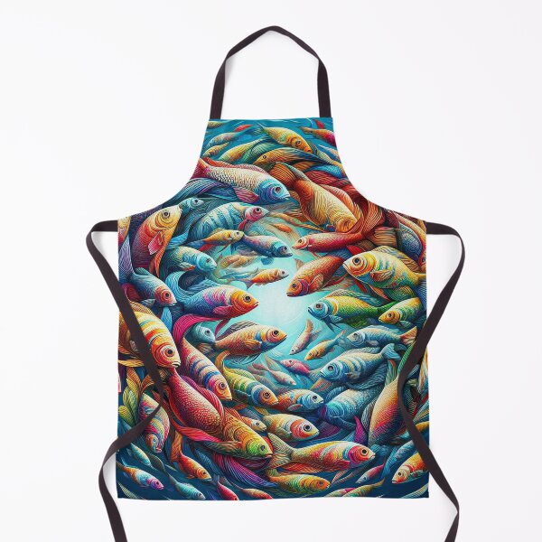 Item preview, rainbow fish, Digital art designed and sold by kathleenjean.