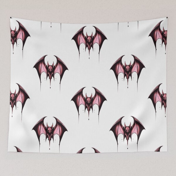 Item preview, Maroon bat designed and sold by MadinaFatt.