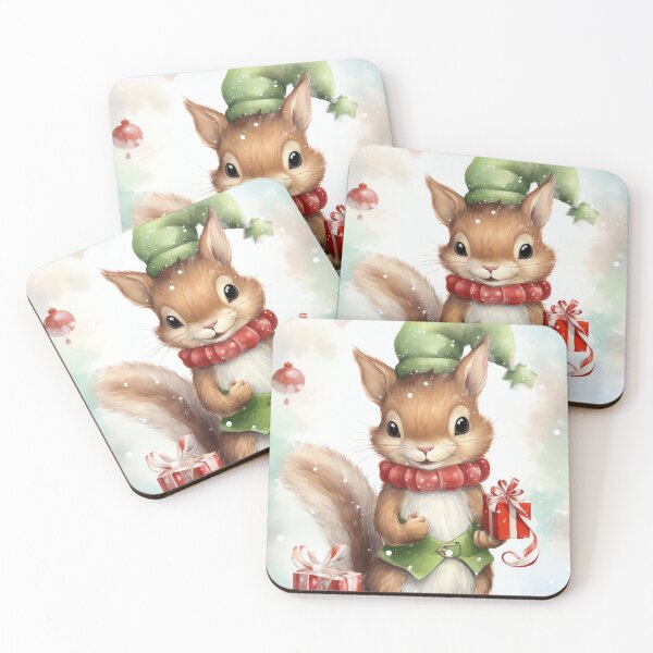 Item preview, Festive Squirrel Nutcracker designed and sold by cute-animals99.
