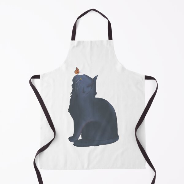 Item preview, Grey cat with orange butterfly designed and sold by LisaTrincaArt.