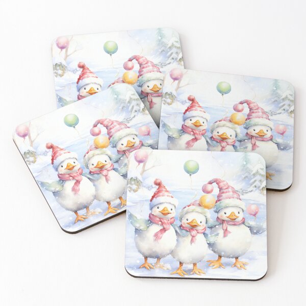 Item preview, Quacky Christmas Splashing designed and sold by cute-animals99.