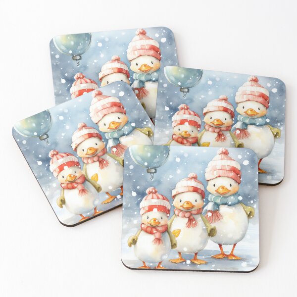 Item preview, Quacky Christmas Ducks designed and sold by cute-animals99.
