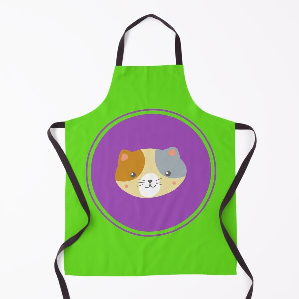 Item preview, CUTE CAT STICKER ON PURPLE BACKGROUND designed and sold by infinitearte.