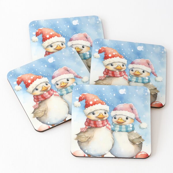 Item preview, Quacky Christmas Ducks designed and sold by cute-animals99.