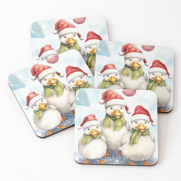 Item preview, Quacky Holiday Ducks designed and sold by cute-animals99.