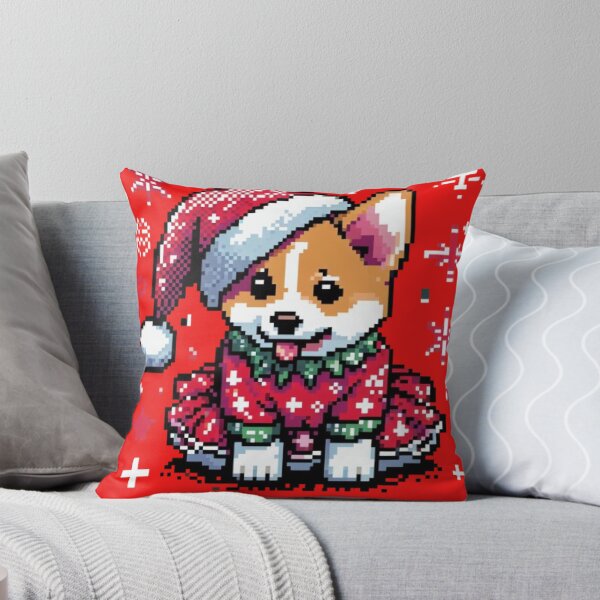 Item preview, Small Corgi Christmas Retro Style  designed and sold by PaulBlueShop.